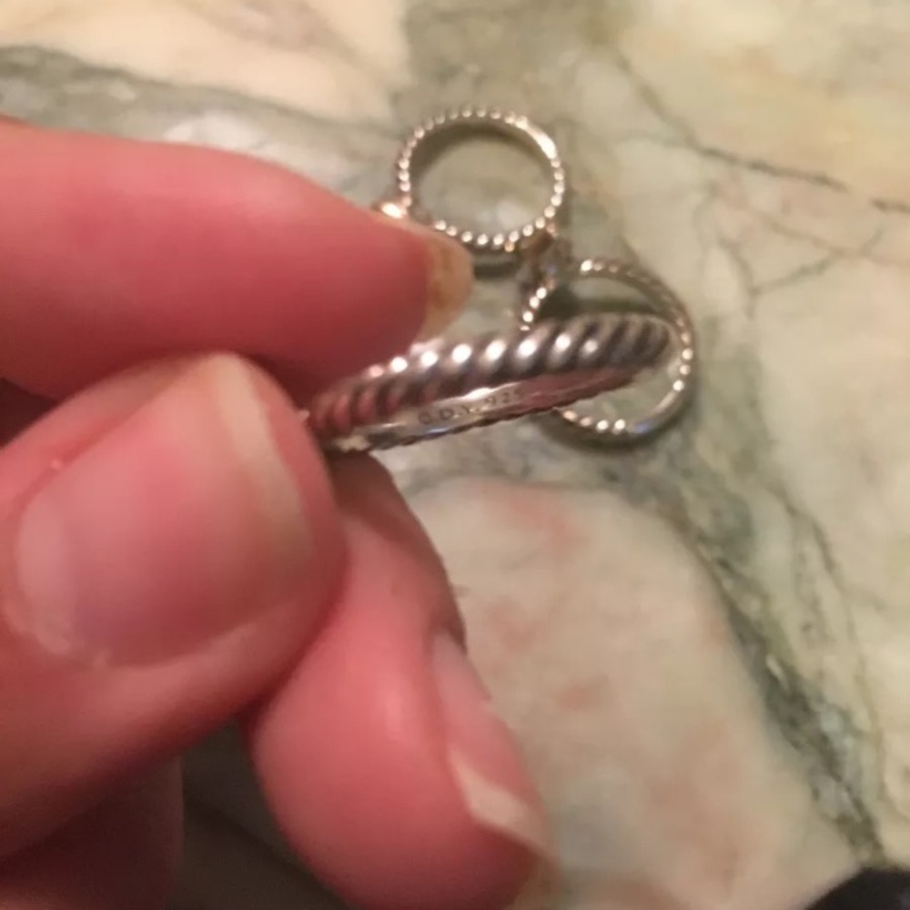 Sold David Yurman set of 3 stacking rings - Picture 6 of 8